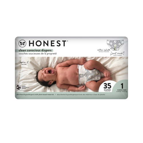 The Honest Company Diapers Pandas Size 1