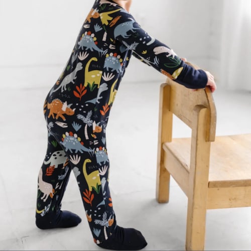 Navy Jurassic Jungle Zippy - Little Sleepies