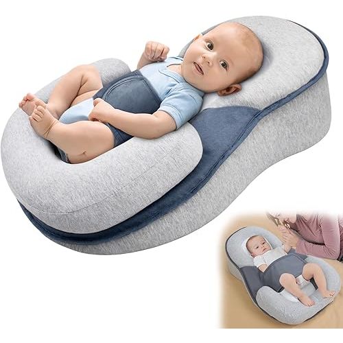 Bassinet Baby Lounger Adjustable Wedge Pillow Perfect for Reducing Spit-Up Anti Overflow and Choking Milk