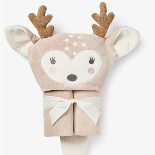Fawn Hooded Baby Bath Wrap