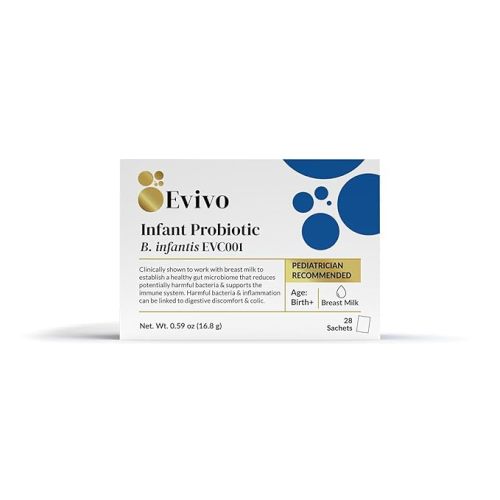 Evivo Award Winning Probiotic for Infants | Ages 0-36 Months | Helps with Colic Symptoms, Reflux, Constipation & Gas | Tasteless Powder (1month Supply)
