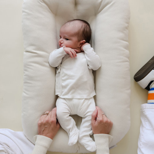 Snuggle Me Organic Lounger Curve - Natural