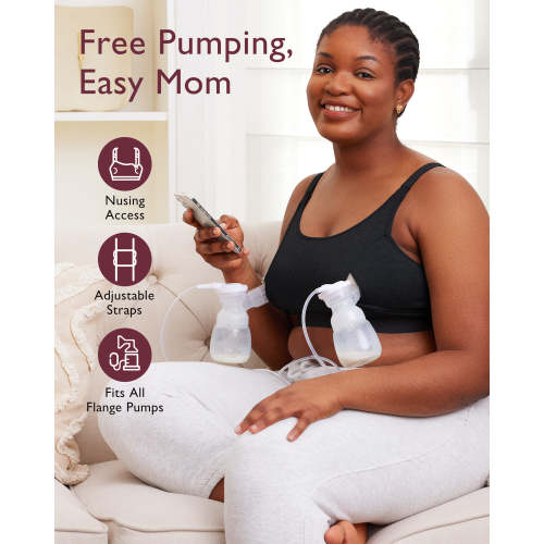 Convenient Pumping Bra for Maternity & Breastfeeding - 3 pack X-Large