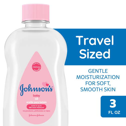 Johnson's, Baby Body Moisturizing Oil, 3 fl oz, Original Scent