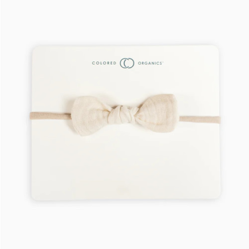 Muslin Dainty Bow, Natural