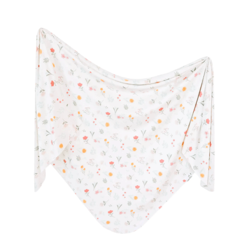 Knit Swaddle Blanket - Mabel