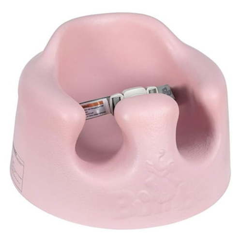 Bumbo Newborn Support Activity Floor Seat, Baby Sit Up Chair w/Adjustable Harness, Cradle Pink