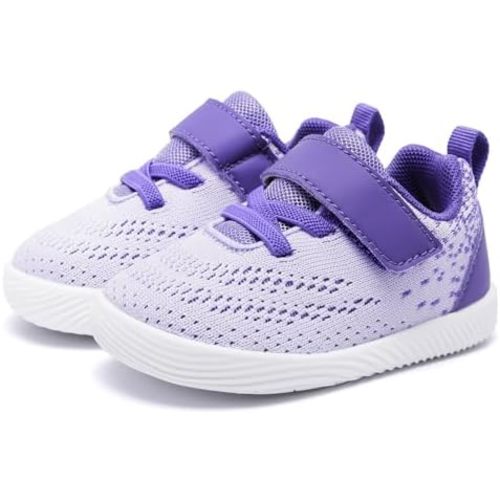 MORENDL Toddler Sneakers Baby Boys & Girls Barefoot Shoes Lightweight Breathable Walking Running Tennis Athletic Sport Shoes