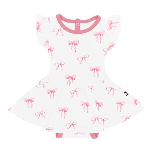 Twirl Bodysuit Dress in Bow