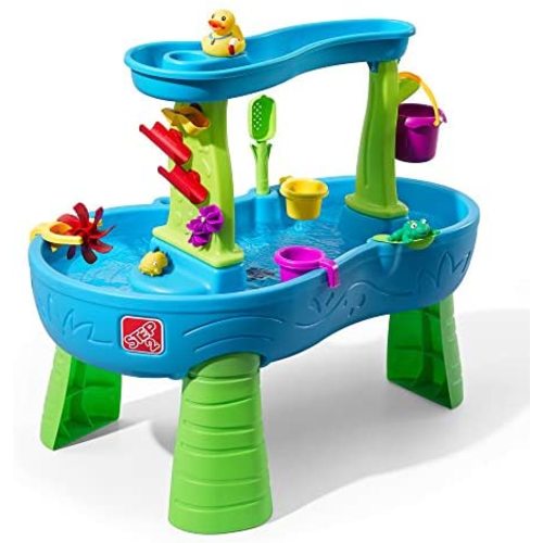 Step2 Rain Showers Splash Pond Water Table | Kids Water Play Table with 13-Pc Accessory Set
