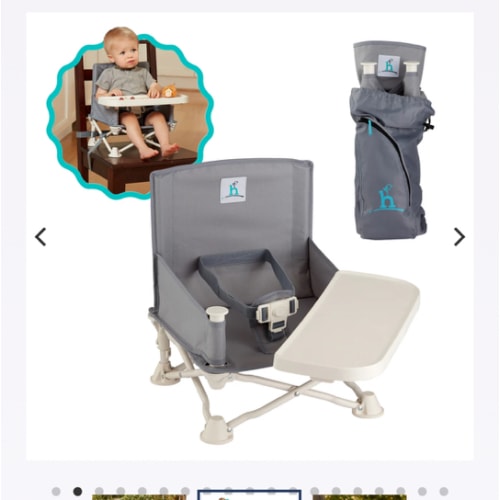 OmniBoost Travel Booster Seat | hiccapop - Slate Gray - hiccapop