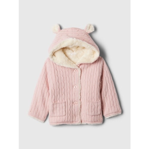 Baby CashSoft Cozy Bear Cardigan