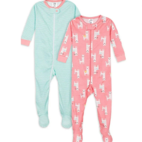 Gerber Pijama de Algodón con Patas, Bebé y Niño Tamaño 0/3 Meses - 5T