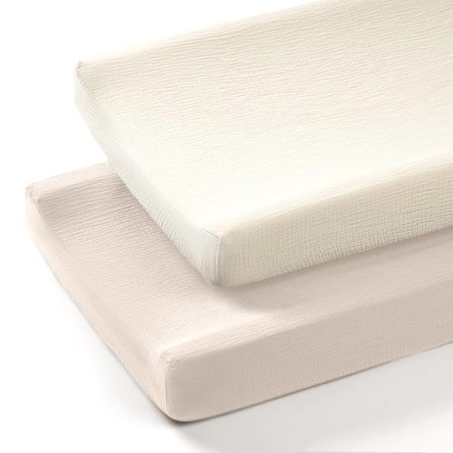 lulumoon Baby Changing Pad Cover: Muslin Diaper Changing Table Pad Cover - Changing Pad Sheets for Girls Boys