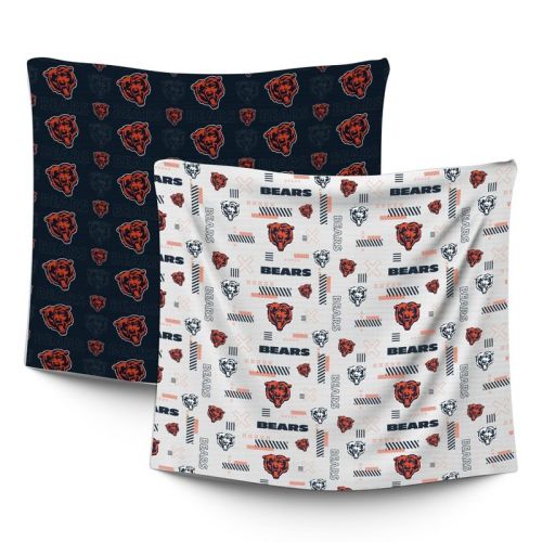 NFL Chicago Bears Home & Away Baby Blanket - 2pk