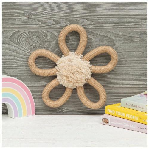 Wrapped Flower Wall Decor