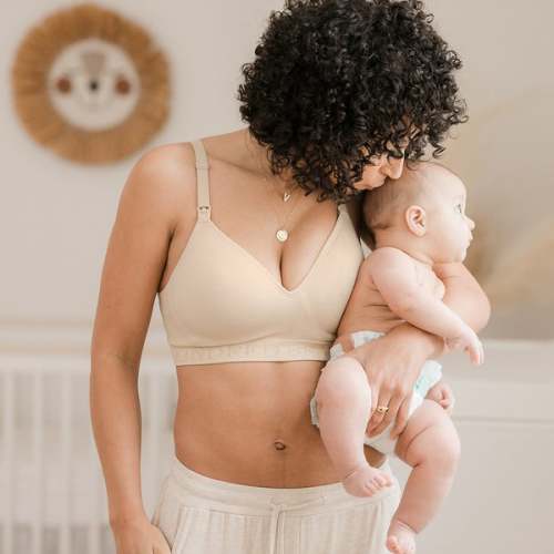 Signature Sublime® Contour Nursing & Maternity Bra | Beige M-busty
