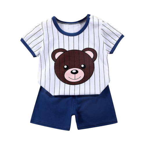 Holiday Savings!Clearance Summer Saving!Boys Summer Clothes Staron Toddler Boy Clothes Kids Summer Cotton Outfits Shirt - Toddler Baby Boy Summer Clothes Clothes Cartoon Cute Shirt Short Set