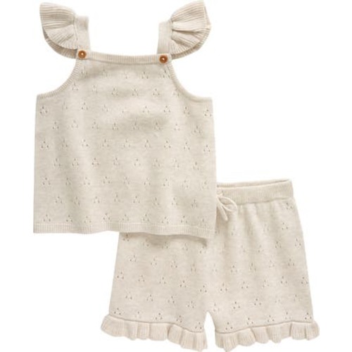 Cap Sleeve Sweater & Shorts Set, 9M