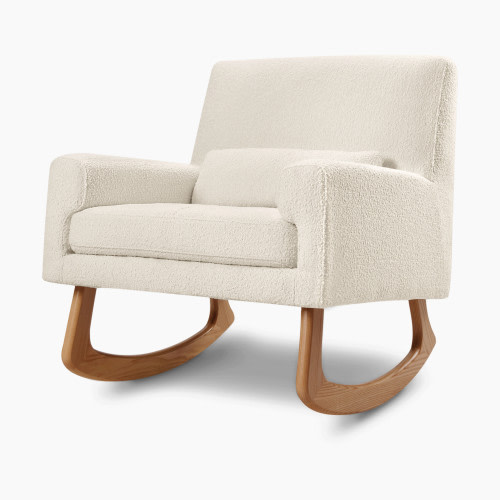 Nursery Works Sleepytime Rocker - Ivory Boucle/Light Legs