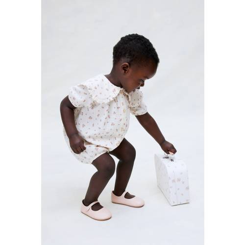 COTTON MUSLIN ROMPER SUIT