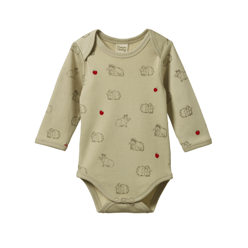 Cotton Long Sleeve Bodysuit