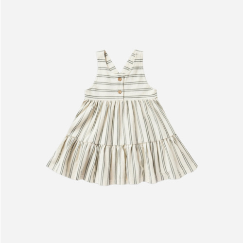 Ruby Swing Dress | Aqua Stripe