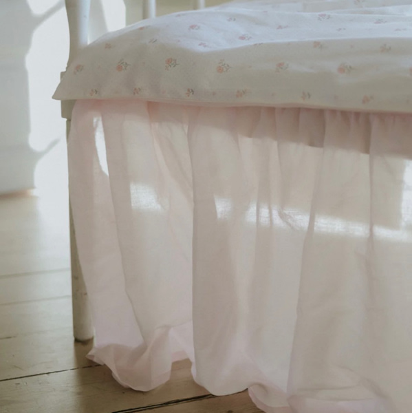 Crib Skirt - Pink