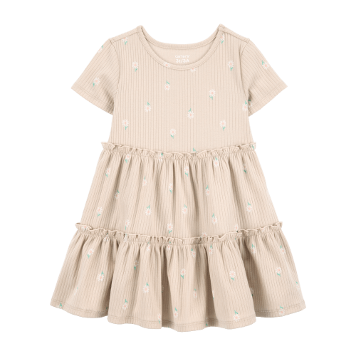 Toddler Floral Short-Sleeve Dress - Floral - Carter's | Carter's