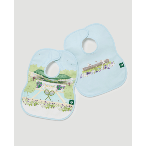 The Wimbledon Online Shop ︳ Tennis in a English Garden Cotton Bibs Pack of 2