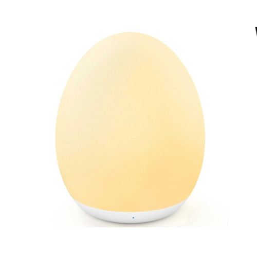 MediAcous Night Light for Kids Baby, Egg Light for Nursery, 7 Colors Changing & Stepless Dimming, Soft Silicone Touch Night Lamp with 1 Hour Timer, Rechargeable Nursery Night for Breastfeeding