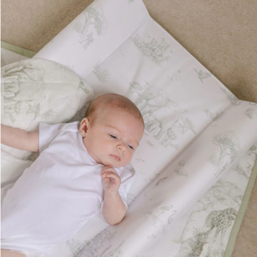 Safari Toile Wipeable Contour Change Pad