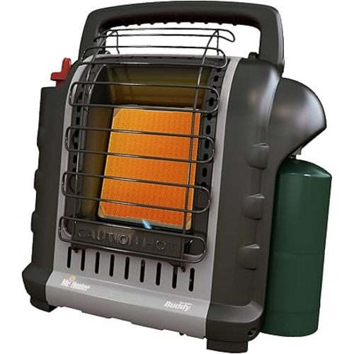 Mr. Heater F232017 MH9BXRV Buddy Grey Indoor-Safe Portable RV Radiant Heater (4,000-9,000-BTU)