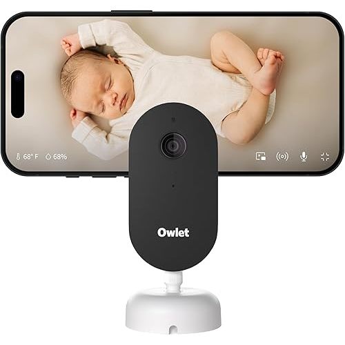 Owlet Dream Sight (Gen 3) Smart Video Baby Monitor w/Night Vision | Two-Way Talk | Secure Wi-fi
