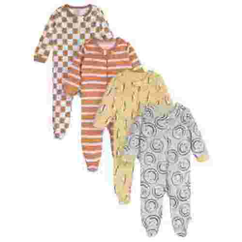 Onesies Brand Baby Boy Sleep ´N Play Footed Pajamas, 4-Pack, Sizes Newborn - 6/9 Months