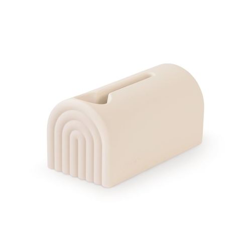mushie Bath Spout Cover | Soft Silicone Bathtub Faucet Safety Guard for Kids | Universal Fit (Shifting Sand)