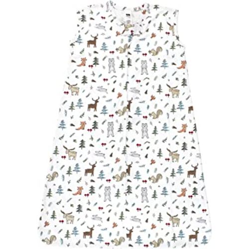 Hudson Baby Unisex BabyCotton Sleeveless Wearable Sleeping Bag, Sack, Blanket