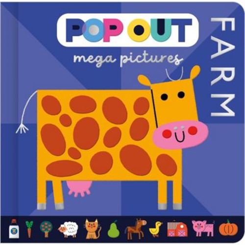 Pop Out Mega Pictures Farm - by Sarah Creese (Board Book)