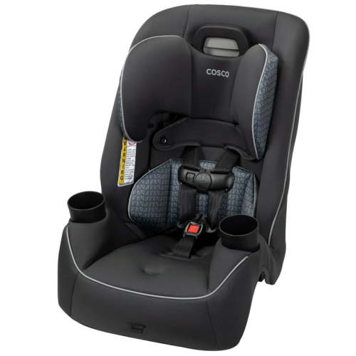 Cosco Kids™ Easy Elite Slim All-in-One Convertible Car Seat, Infant to Toddler, Unisex, Grey Glyphs