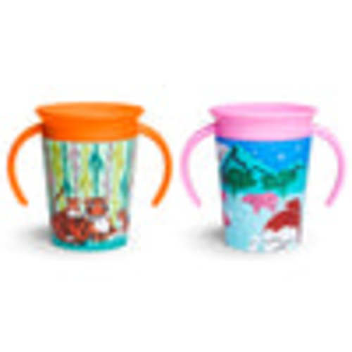 Miracle® 360° WildLove Trainer Cup, 6oz, 2pk | Munchkin