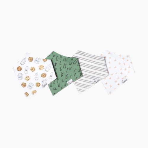 Printed Bandana Bib Set (4-Pack) - Chip