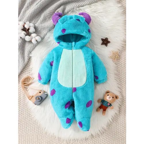 rabbit ' cute dinosaur polyester romper hood cozy knit - Temu