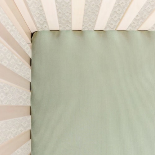 Ellis Ribbed Crib Sheet – Lou Lou & Company