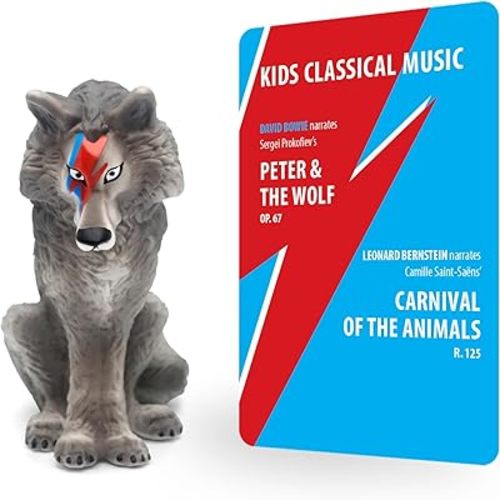 Tonies Kids Classical Music Audio Toy Figurine Featuring Peter & The Wolf and The Carnival of The Animals, narrated by Celebrity Voices