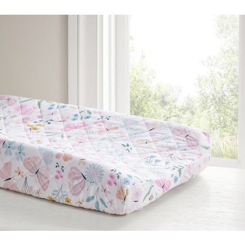 Wildflower Butterfly Changing Pad Cover