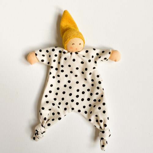Nanchen Polka Dot Lovey Rattle