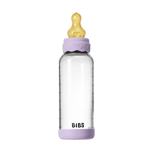 Baby Glass Bottle Boheme Set 240ml Latex - Violet Sky