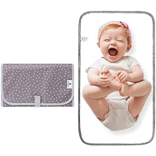 Portable Changing Pad- Baby Changing Pad for Newborn- Diaper Changing Pad Waterproof & Lightweight- Changing Pad Available in Many Lovely Paterrn