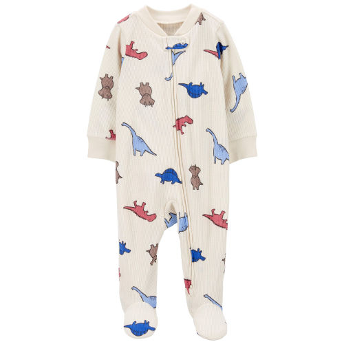 Baby Dinosaur 2-Way Zip Thermal Sleep & Play Pajamas - Carter's | Carter's