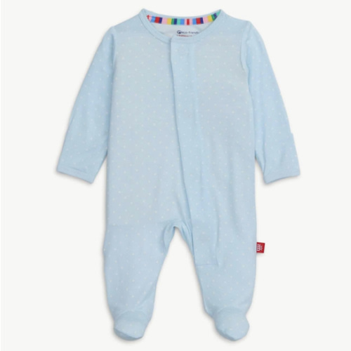 Magnetic Footie – Magnetic Me, Pin Dot Blue, Newborn